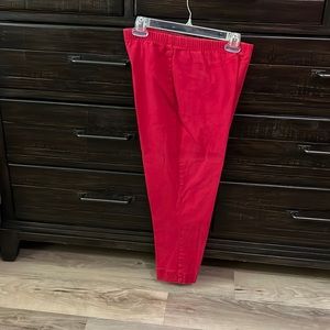 Gently Used, Red Stretch Pull-On Jeans